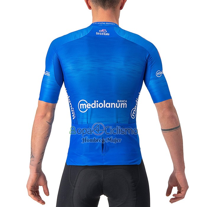 Giro d'Italia Ropa Ciclismo Culotte Corto 2022 Hombre Mangas Cortas Azul